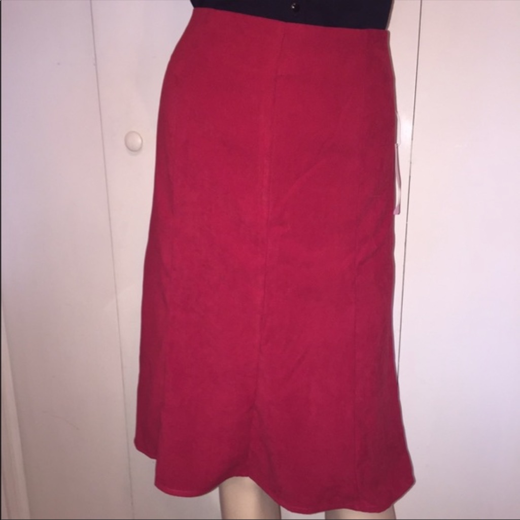 Nwot Beautiful Rare Red Skirt